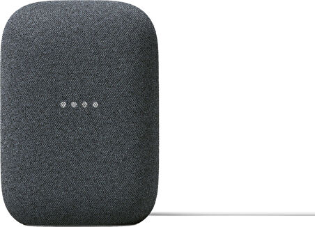Google Nest Audio | Sesli Bluetooth Hoparlör - Kablosuz Müzik Akışı, Güçlü Ses, Dahili Asistan | Siyah