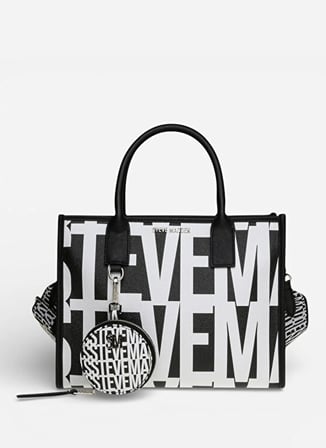 Steve Madden Siyah-Beyaz Kadın El Çantası BVISION