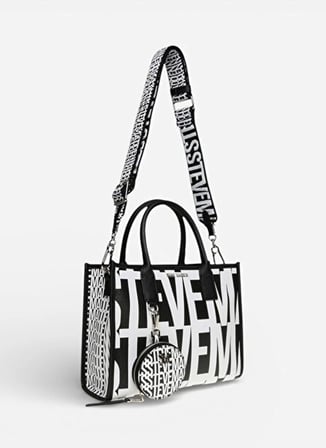 Steve Madden Siyah-Beyaz Kadın El Çantası BVISION