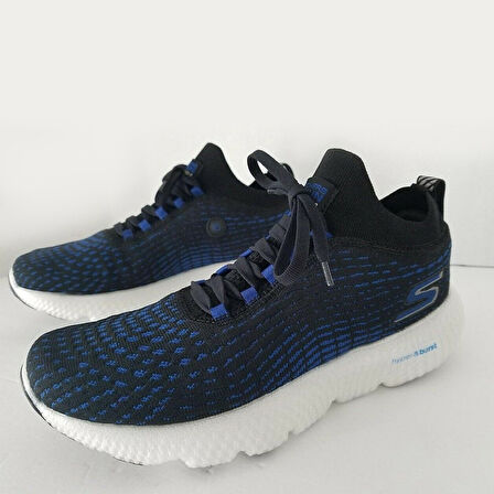 Skechers 55255-BKBL Max Road 4 Hyper Bright Erkek Mavi Koşu Spor Ayakkabı