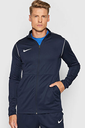 Nike Dri-Fit Park 20 Track Jacket Lacivert Örgü Kumaş Erkek Spor Ceket 
