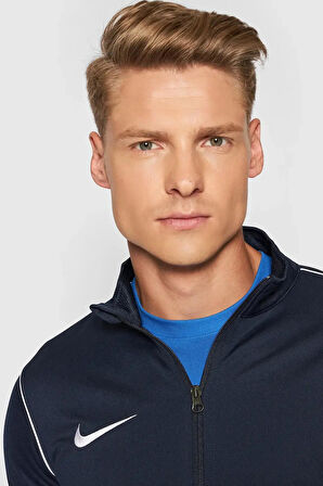 Nike Dri-Fit Park 20 Track Jacket Lacivert Örgü Kumaş Erkek Spor Ceket 