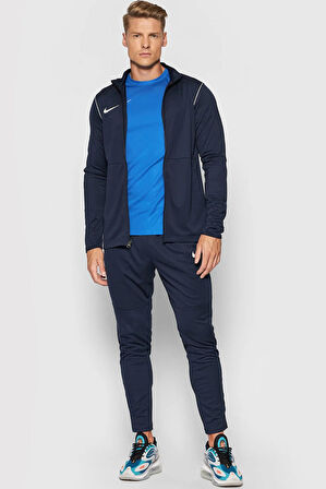 Nike Dri-Fit Park 20 Track Jacket Lacivert Örgü Kumaş Erkek Spor Ceket 