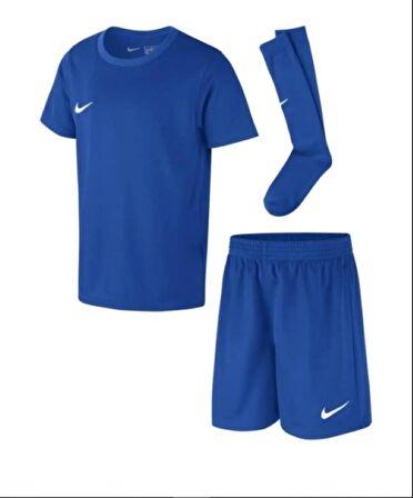 Nike Erkek Çocuk Mavi Dry Park20 Kit Futbol Forma  Takımı Cd2244-463