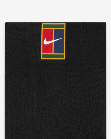 NikeCourt Multiplier Max CU1309-010 Tenis Bilek Çorapları (2 Çift) - Siyah
