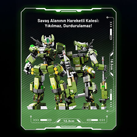 Steel Titan Ölümsüz Savaşçı Yapı Bloğu Seti