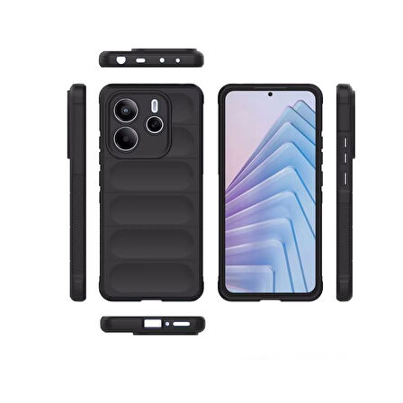 Gpack Xiaomi Redmi Note 14 uyumlu Kılıf Optimum Mat Kamera Korumalı Silikon