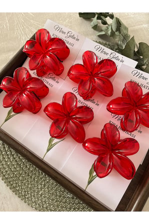 Lotus Toka Hediyelik 10ADET Kına, Bride to be, Nişan, Gelin Hamamı hediyelik