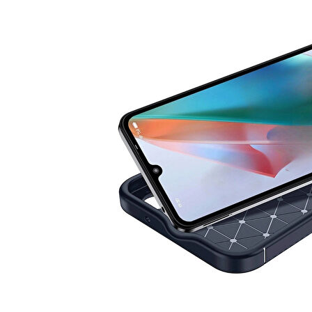 Gpack Realme C75 uyumlu Kılıf Negro Karbon Görünümlü Silikon