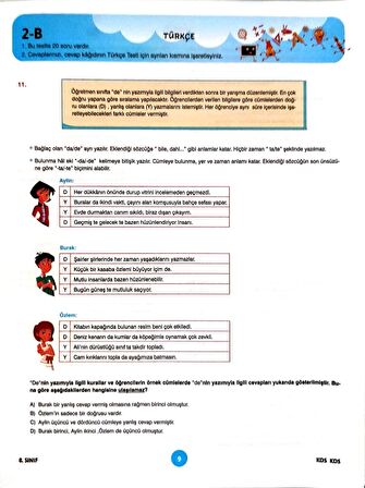 8.Sınıf LGS Deneme Sınavı - Sözel Bölüm - 4 Kitapcık 