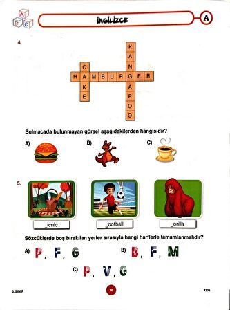 2.Sınıf Deneme Sınavı - 2 Kitapcık 