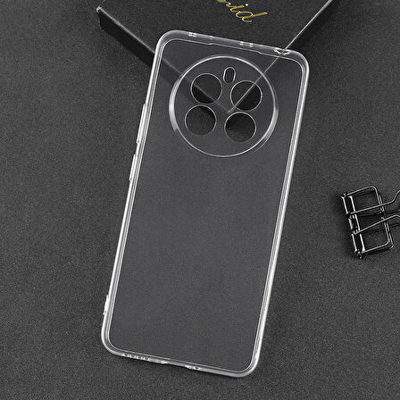 Gpack Realme 12 Plus uyumlu Kılıf Süper Silikon Kamera Korumalı Şeffaf