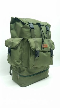 GENİŞ ALT CEPLİ BEL BAĞLAMALI KAMP ,DAĞCI VE SEYAHAT SIRT ÇANTASI EBAT 55*32*20 CM