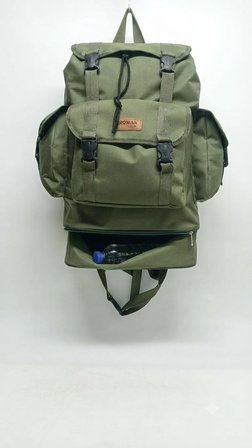 GENİŞ ALT CEPLİ BEL BAĞLAMALI KAMP ,DAĞCI VE SEYAHAT SIRT ÇANTASI EBAT 55*32*20 CM