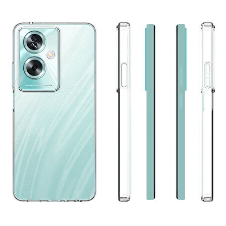 Gpack Realme Note 60 uyumlu Kılıf Süper Silikon Kamera Korumalı Şeffaf