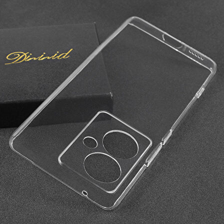 Gpack Realme Note 60 uyumlu Kılıf Süper Silikon Kamera Korumalı Şeffaf