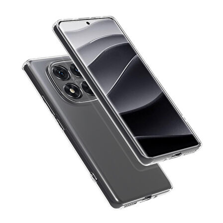 Gpack Xiaomi Redmi Note 14 Pro Plus uyumlu Kılıf Süper Silikon Kamera Korumalı Şeffaf