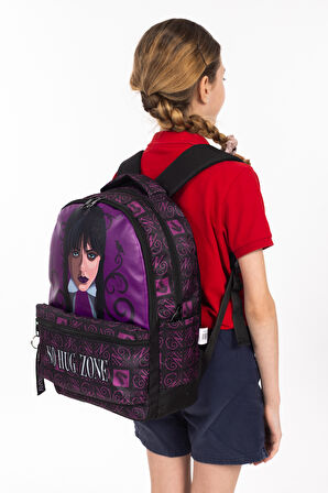 Necati Çanta Lisanslı Wednesday İlkokul Sırt Çantası