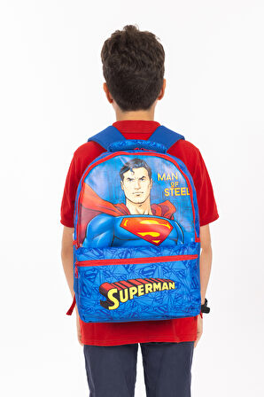 Necati Çanta Lisanslı Superman Temalı İlkokul Çantası