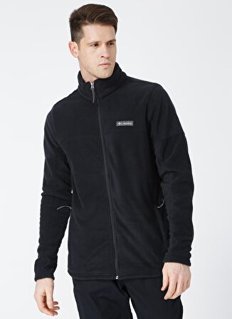 Columbia AO0560 Basin Trail Iii Full Zip Dik Yaka Normal Kalıp Düz Siyah Erkek Polar Sweatshirt