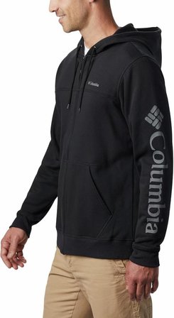 Columbia Logo Fermuarlı Erkek Sweatshirt