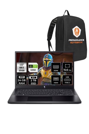 Nitro V15 i5-13420H 24GB 2TB SSD RTX4050/6GB 15.6'' FHD 144Hz FDOS & ÇANTA
