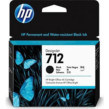 HP NO 712 SIYAH KARTUS 80ML