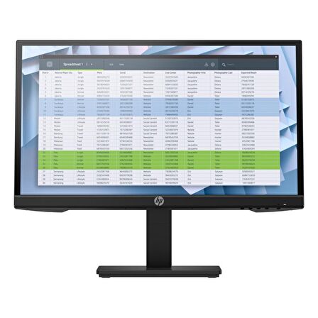 HP P22h G4 7UZ36AA 21.5 1920x1080 60Hz 5ms HDMI VGA DP IPS Monitör