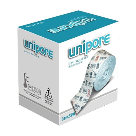 Unipore 10 cm X 5 m Elastik Sabitleme Bandı - Flaster Bandı