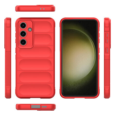 Gpack Samsung Galaxy S24 FE uyumlu Kılıf Etnik Optimum Mat Kamera Korumalı Silikon