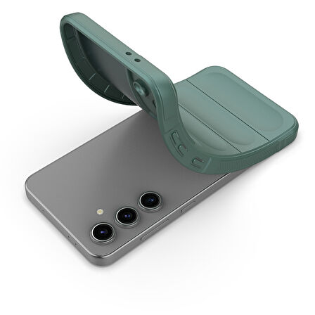 Gpack Samsung Galaxy S24 FE uyumlu Kılıf Etnik Optimum Mat Kamera Korumalı Silikon