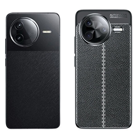 Gpack Xiaomi Poco F7 Ultra uyumlu Kılıf Niss Silikon Deri Görünümlü