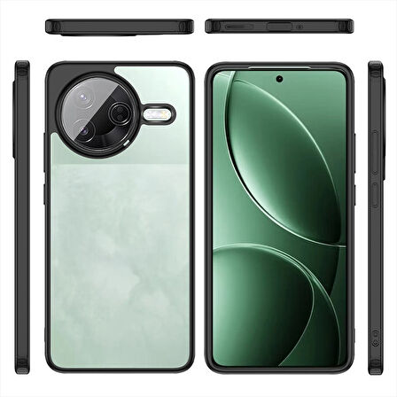 Gpack Xiaomi Poco F7 Ultra uyumlu Kılıf Transparan Silikon Volks Kapak