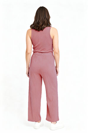 BAYAN PİJAMA ALTI BELİ LASTİKLİ RAHAT KALIP 