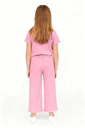 KIZ ÇOCUK PİJAMA ALTI BELİ LASTİKLİ RAHAT KALIP