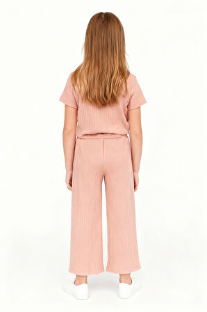 KIZ ÇOCUK PİJAMA ALTI BELİ LASTİKLİ RAHAT KALIP