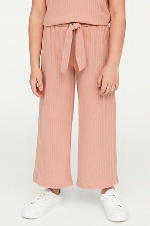 KIZ ÇOCUK PİJAMA ALTI BELİ LASTİKLİ RAHAT KALIP