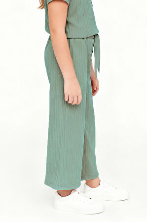 KIZ ÇOCUK PİJAMA ALTI BELİ LASTİKLİ RAHAT KALIP