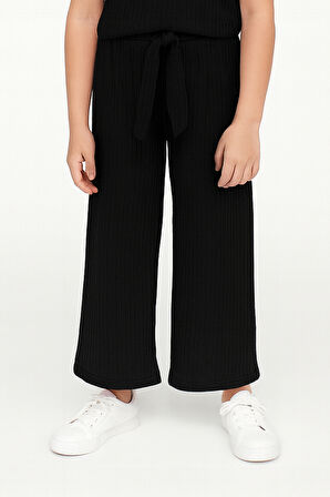 KIZ ÇOCUK PİJAMA ALTI BELİ LASTİKLİ RAHAT KALIP