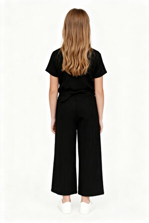 KIZ ÇOCUK PİJAMA ALTI BELİ LASTİKLİ RAHAT KALIP