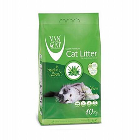 Van Cat Aloe Vera Kokulu İnce Kedi Kumu 2x10 Kg 