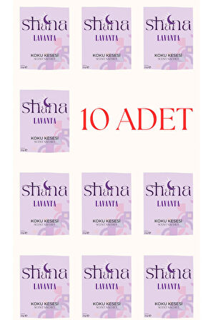 10'lu Lavanta Dolap Ayakkabılık Ve Çekmece Parfümlü Kese Kokusu Oda Koku Kesesi