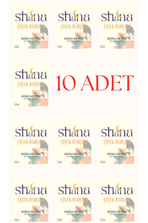 10'lu Çiçek Bahçesi Dolap Ayakkabılık Ve Çekmece Parfümlü Kese Kokusu Oda Koku Kesesi