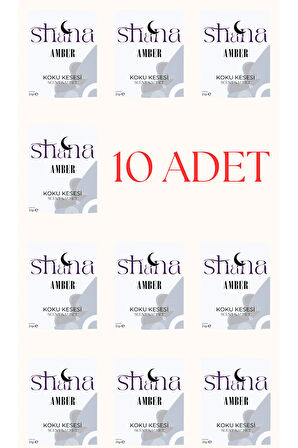 10'lu Amber Dolap Ayakkabılık Ve Çekmece Parfümlü Kese Kokusu Oda Koku Kesesi