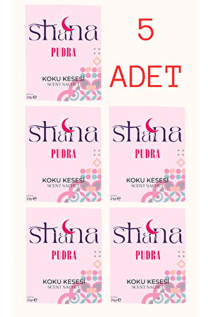 5'li Pudra Dolap Ayakkabılık Ve Çekmece Parfümlü Kese Kokusu Oda Koku Kesesi