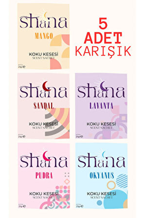 5'li Karışık Dolap Ayakkabılık Ve Çekmece Parfümlü Kese Kokusu Oda Koku Kesesi-2