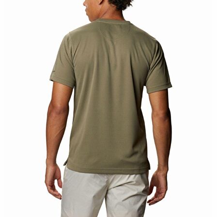 Columbia AO0191 Bisiklet Yaka Kısa Kol Baskılı Yeşil Erkek T-Shirt
