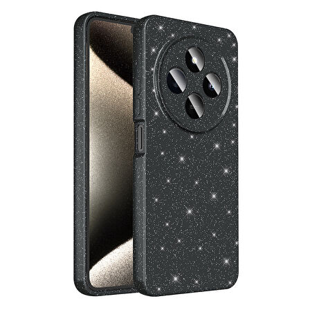 Gpack Xiaomi Redmi 14C 4G uyumlu Kılıf Koton Simli Silikon Arka Kapak Kamera Korumalı