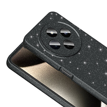 Gpack Xiaomi Redmi 14C 4G uyumlu Kılıf Koton Simli Silikon Arka Kapak Kamera Korumalı