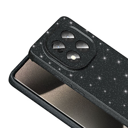 Gpack Xiaomi Redmi Note 14 Pro Plus uyumlu Kılıf Koton Simli Silikon Arka Kapak Kamera Korumalı
